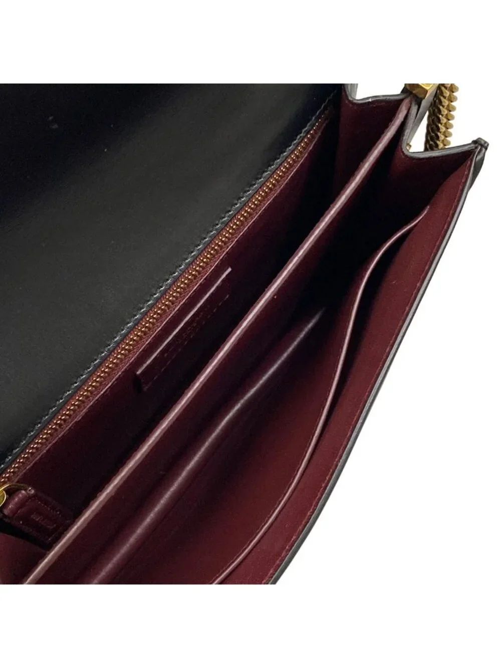 Saint Laurent Paris Shoulder Bag Cassandra Medium Black Chain Leather